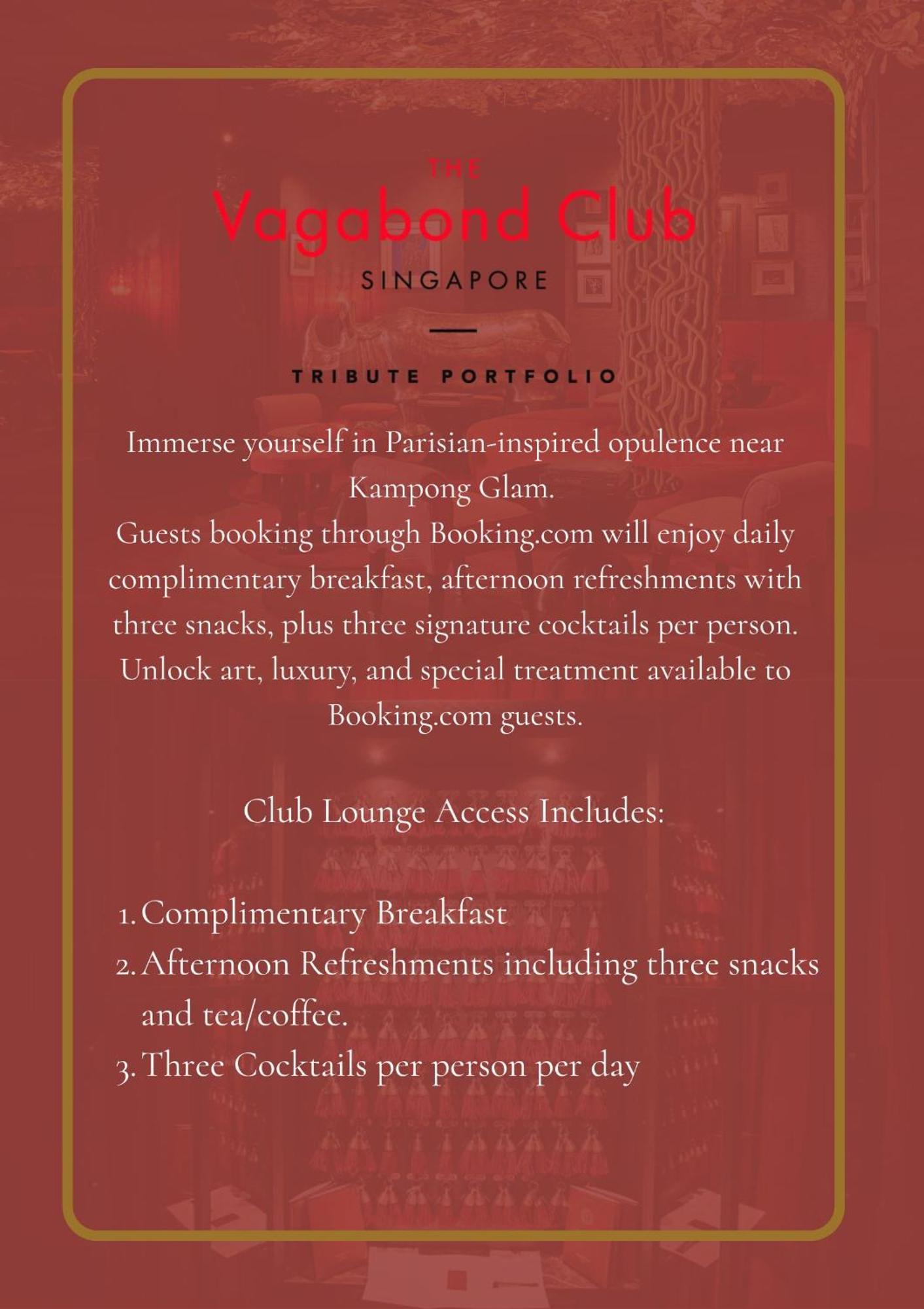 The Vagabond Club, A Tribute Portfolio Hotel Singapur Exterior foto